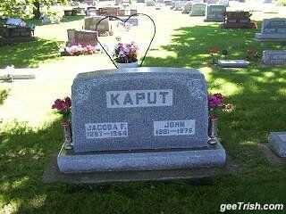 kaput gravestone